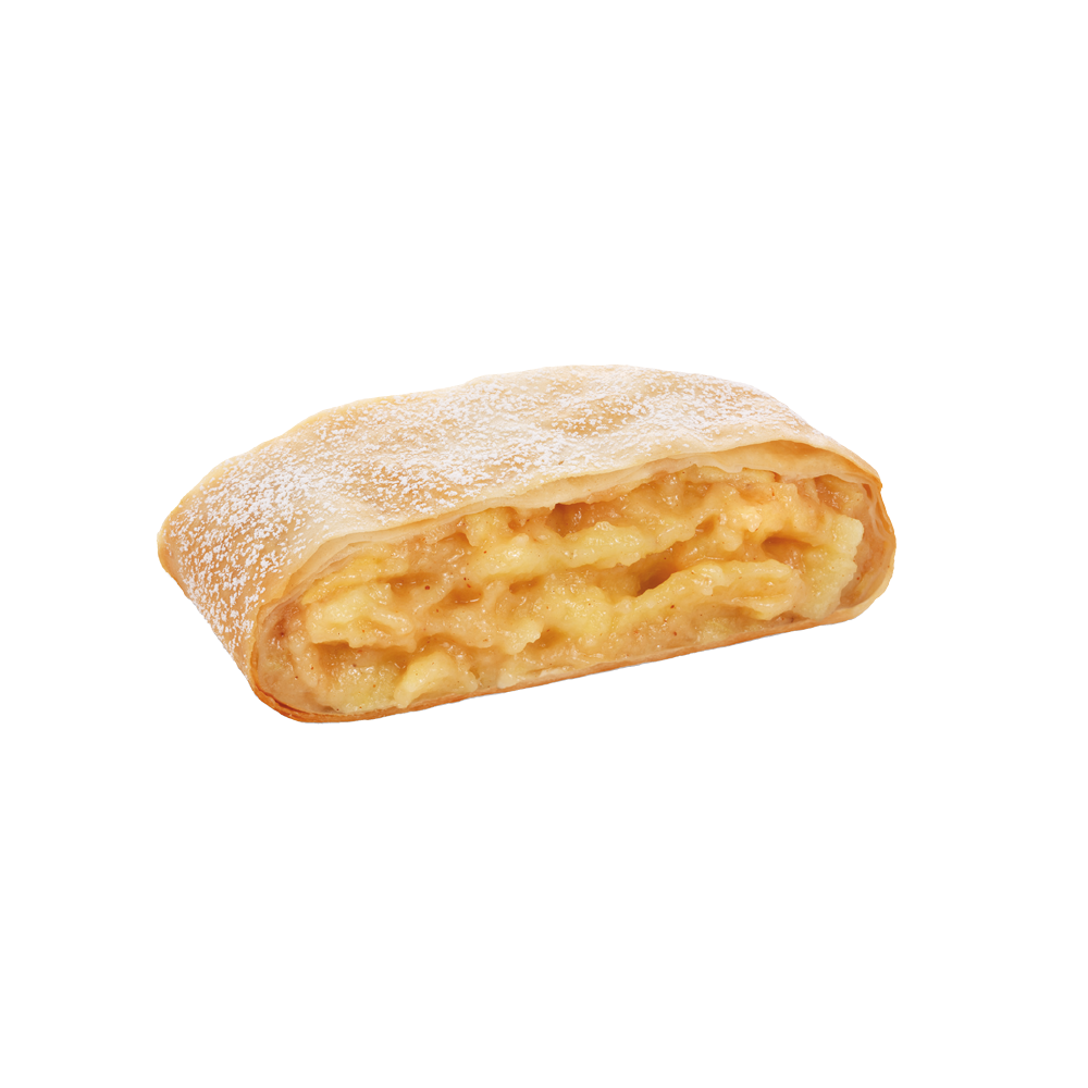 Apfelstrudel gezogen