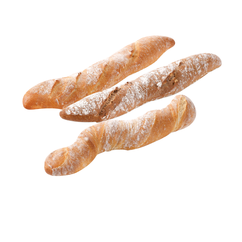 Baguette-Mix rustikal